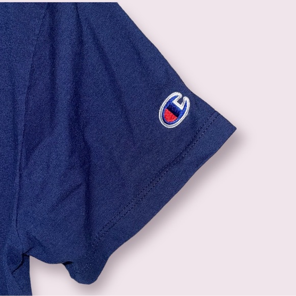 Champion Rainbow Graphic Navy Blue Logo Tee Size Youth Small - Picture 2 of 5